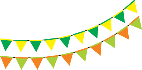 Party Flag Vector