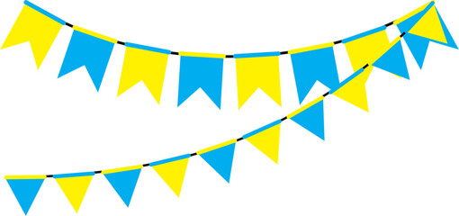 Party Flag Vector