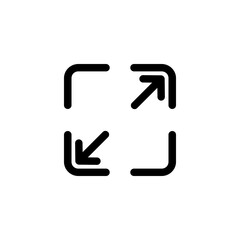 Expand icon. Full screen icon