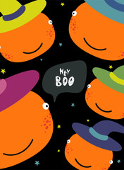 Happy Halloween party background. Vector