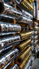 Reflective Thermal Insulation Rolls in Hardware Store Aisle for Home Improvement and Construction
