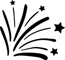 Celebrate confetti party doodle