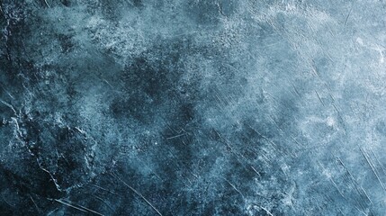 Fototapeta premium A cold, bluish-gray concrete background with faint lines and patterns, perfect for seafood photography