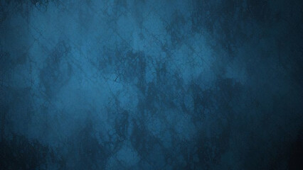 Naklejka premium Blue grunge concrete wall texture with a vintage background, grunge, blue, vintage
