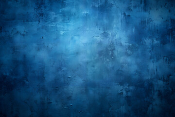 Obraz premium Dark Blue Grunge Textured Background with Subtle Scratches and Distressed Finish.