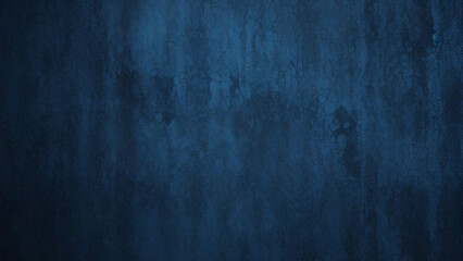 Obraz premium Blue background with vintage grunge texture in distressed black stained grunge design