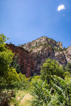 view of the mountains