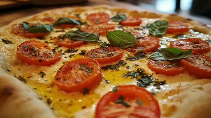 Delicious Pizza Varieties Isolated on White Background

