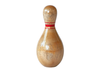 Bowling Pin Isolated on Transparent Background.