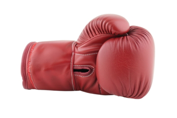 Boxing Glove Isolated on Transparent Background.