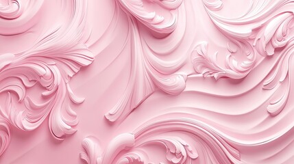 Textured 3D pink background with intricate patterns and soft shadows, perfect for rich and detailed designs.