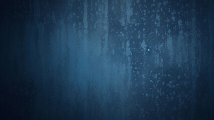 Abstract vintage blue grunge background with rough messy stain texture surface