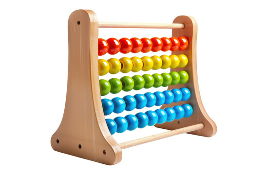 Abacus Isolated on Transparent Background.