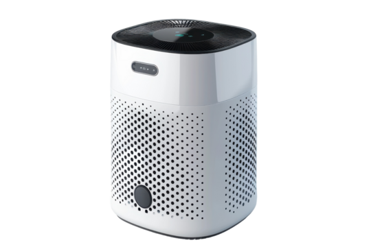 Air Purifier for Better Breathing Air Quality is Isolated on Transparent Background.