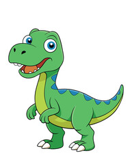 A dinosaur cartoon character illustration