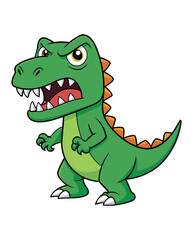 A dinosaur cartoon character illustration