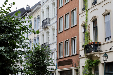 Fototapeta premium old street in the town