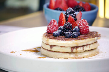 Waffles de nutela