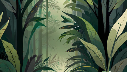 Nature abstract background with a focus on the transformation of light into energy through chlorophyll