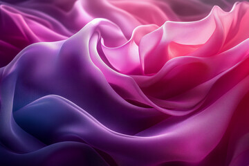 Obraz premium Vibrant design with overlapping layers of purple and magenta