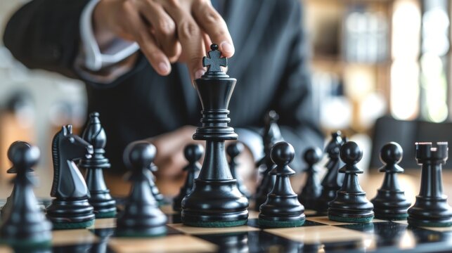 Leadership involves uniting various elements into a single cohesive strategy for effective business management and control. 