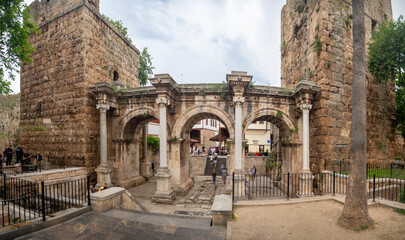 Antalya city, Turkey, Türkiye, Harbor in the old town of Kaleici