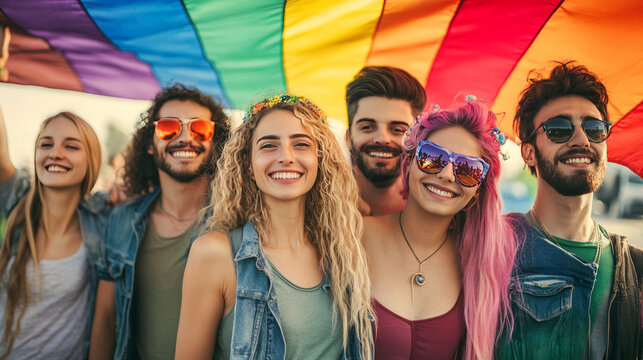 Gay and homosexual pride. Equality and diversity sexuality freedom