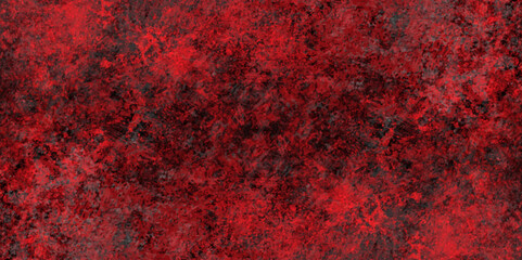 Trendy living coral color texture of a concrete wall with cracks and scratches. limestone textured background. Decorative red panoramic background texture. Vintage texture of plaster or grungy marble.