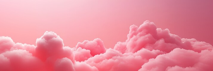 Fototapeta premium A serene pink cloudscape evoking tranquility and creativity, perfect for backgrounds, wellness, or dreamy design projects.