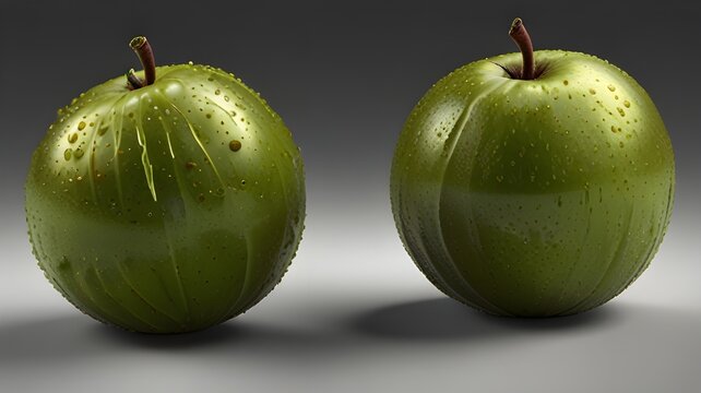 High resolution 3D image of ripe Indian Gunda, Manjack