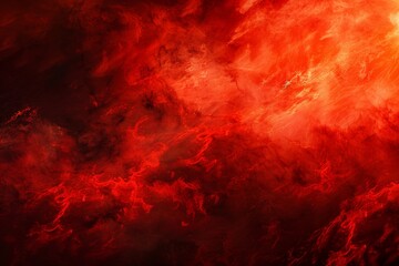 A dynamic red fire burns brightly against a stark black background, Intense and dynamic red backdrop