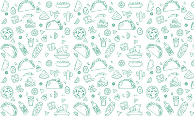 Mexican food pattern