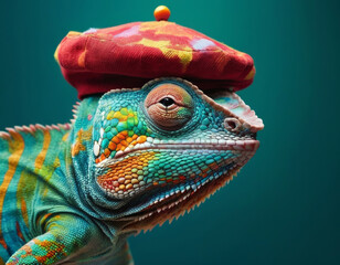 Chameleon Chic: A Fashionable Master of Disguise
