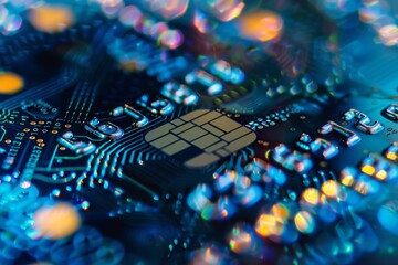 Detailed view of a credit card with intricate numbers and security features, Intricate pattern of numbers and security features on a credit card