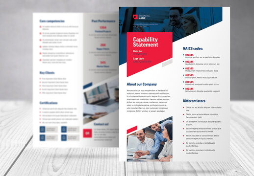Capability Statement Business Document Template 