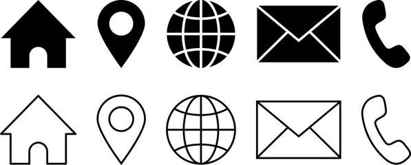 Web icon set. Design can use for web and mobile app