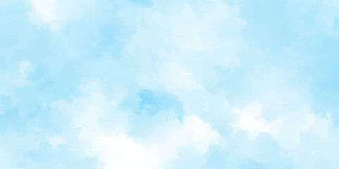 gradient light white sky background with fluffy clouds .Nature landscape in environment day horizon skyline view .cloudy in sunshine calm bright winter air background .	