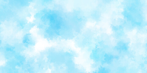 gradient light white sky background with fluffy clouds .Nature landscape in environment day horizon skyline view .cloudy in sunshine calm bright winter air background .	