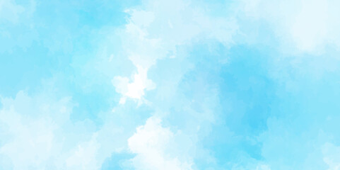 gradient light white sky background with fluffy clouds .Nature landscape in environment day horizon skyline view .cloudy in sunshine calm bright winter air background .	