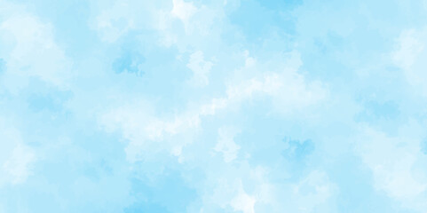 gradient light white sky background with fluffy clouds .Nature landscape in environment day horizon skyline view .cloudy in sunshine calm bright winter air background .	