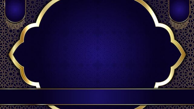 animated luxury islamic Arabic background Loop Animation