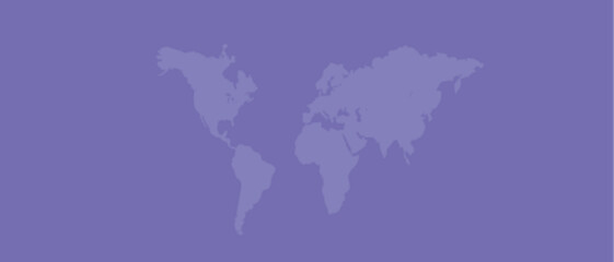 Purple background, with world map, template, backdrop, background for graphic design, 