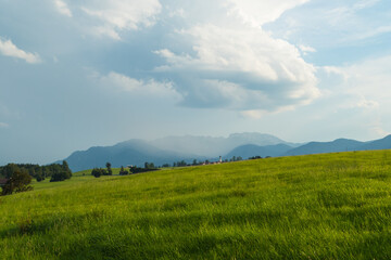 Fototapeta premium Landschaftsidyll Oberbayern
