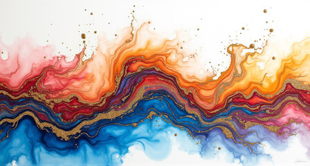 Fototapeta premium abstract background with splashes