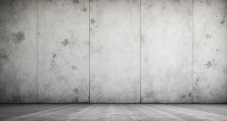 concrete wall and concrete floor