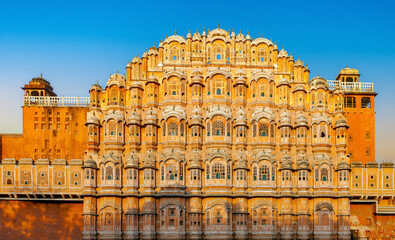 Hawa Mahal - Palace of Winds, Jaipur, Rajasthan, India.