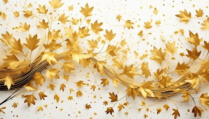 golden autumn leaves
