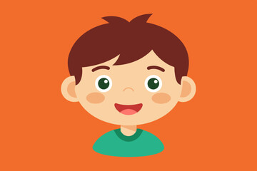 Vector illustration of kids expressions 