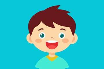 Vector illustration of kids expressions 