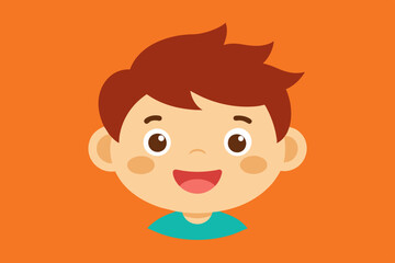 Vector illustration of kids expressions 
